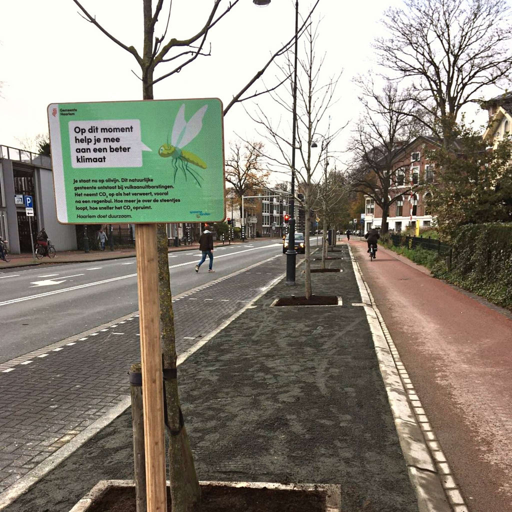 Gemeente Haarlem legt duurzaam pad aan met olivijn